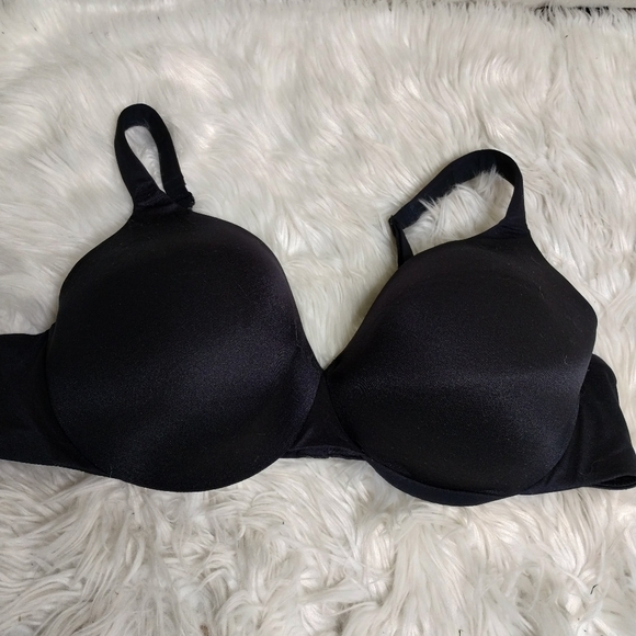 Catherines Full-Coverage Smooth Underwire Bra Black size 50B - Picture 1 of 4